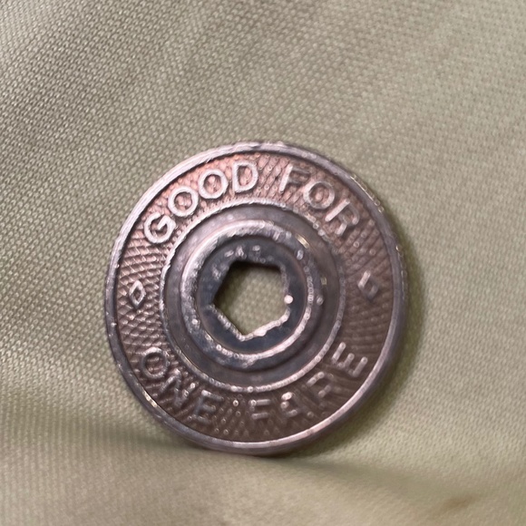 New York City Subway "Five Boroughs" Transit Token Pentagram Token - Picture 1 of 3